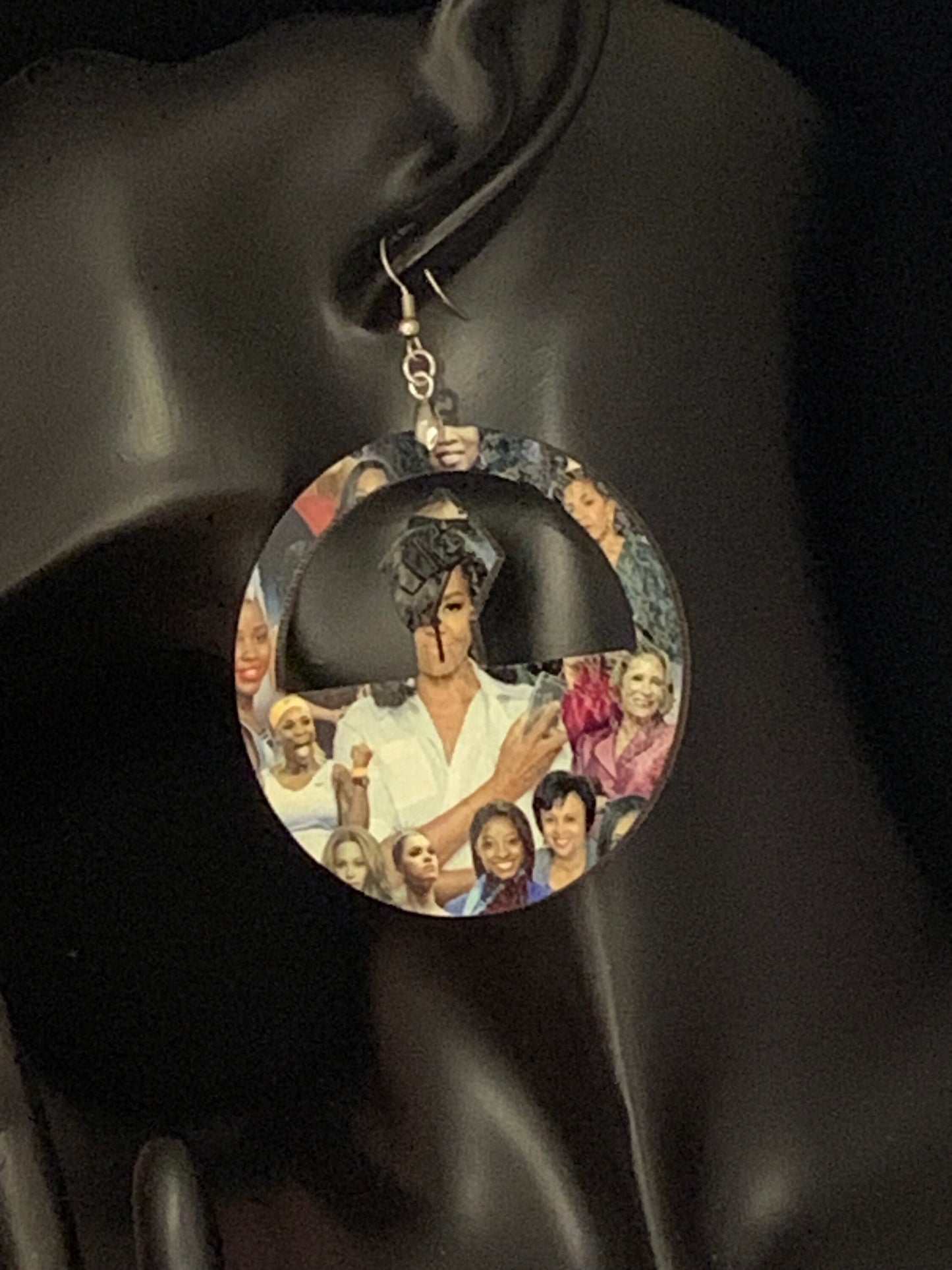 Juneteenth Earrings: African Pride Sublimation MDF Earrings