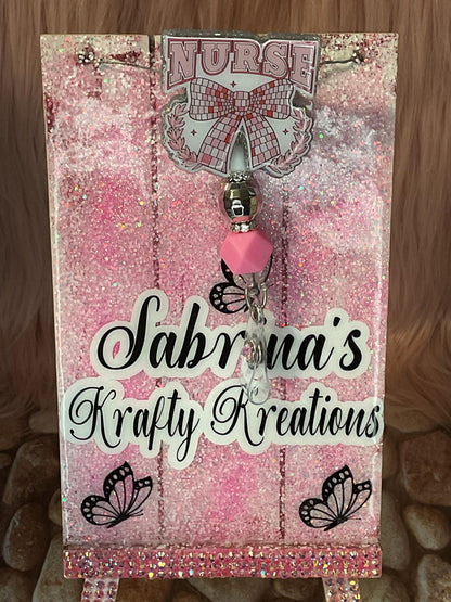 Badge Reel/Croquette Bow/ID Holder