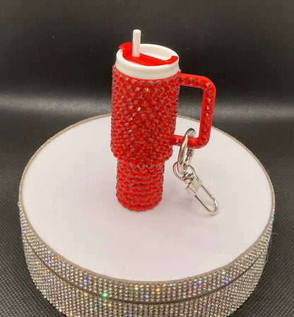 Blinged Tumbler Keychain