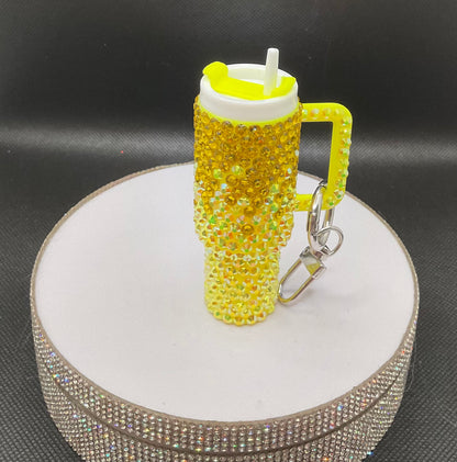 Blinged Tumbler Keychain