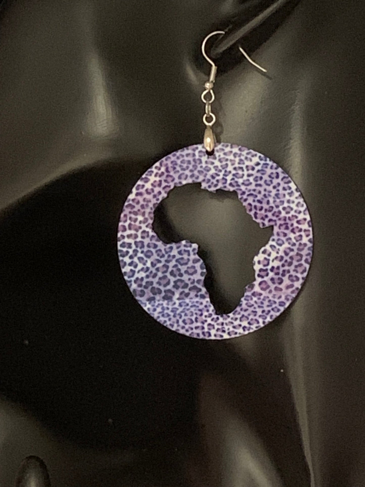 Africa Map Earrings
