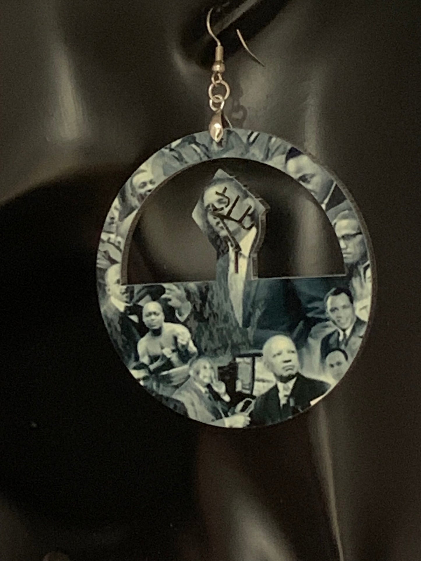 Juneteenth Earrings: African Pride Sublimation MDF Earrings
