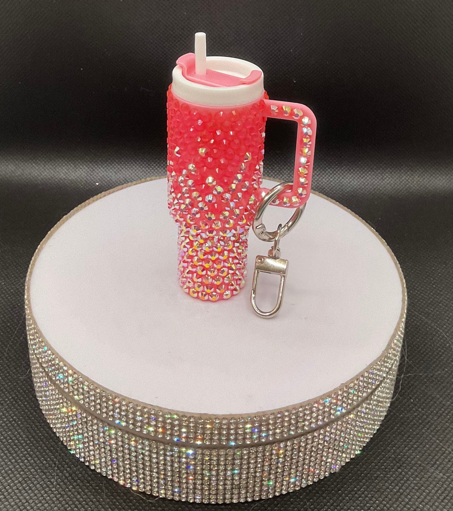 Blinged Tumbler Keychain