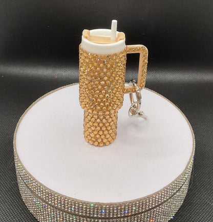 Blinged Tumbler Keychain