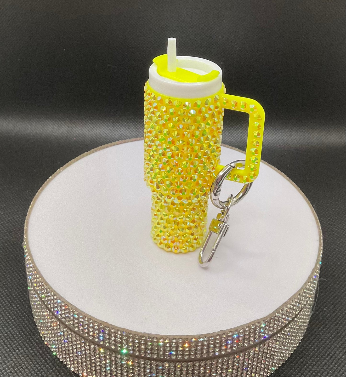 Blinged Tumbler Keychain
