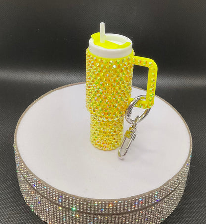 Blinged Tumbler Keychain