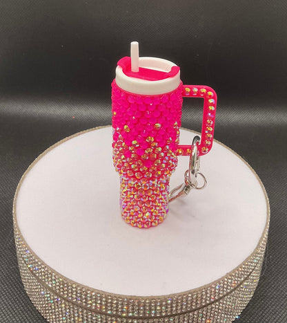Blinged Tumbler Keychain
