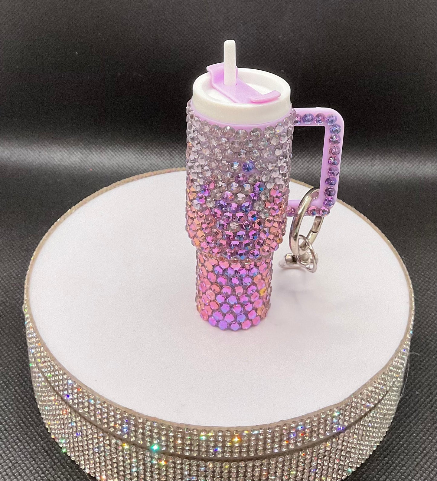 Blinged Tumbler Keychain