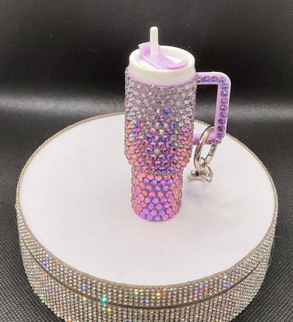 Blinged Tumbler Keychain