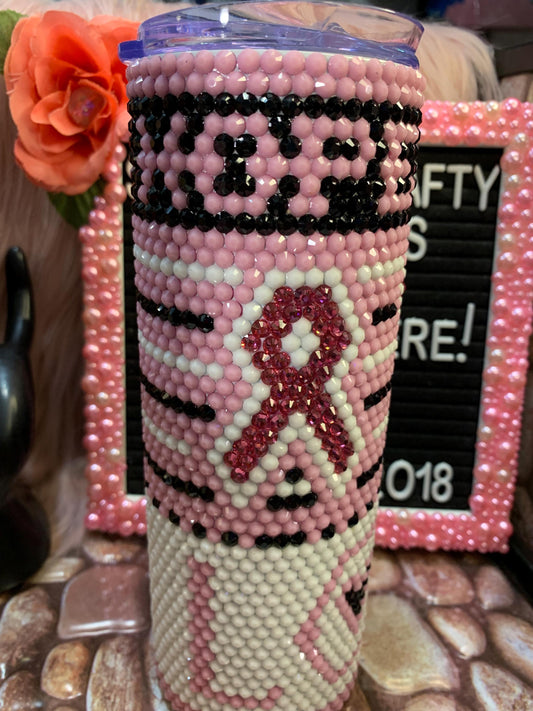 Breast Cancer/ Hope/Cure/Love/ Awareness/Tumbler