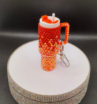 Blinged Tumbler Keychain