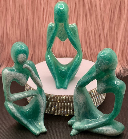 Thinkers/ Trinkets/Apple/Modern Art/Bookshelf/Resin Sculpture
