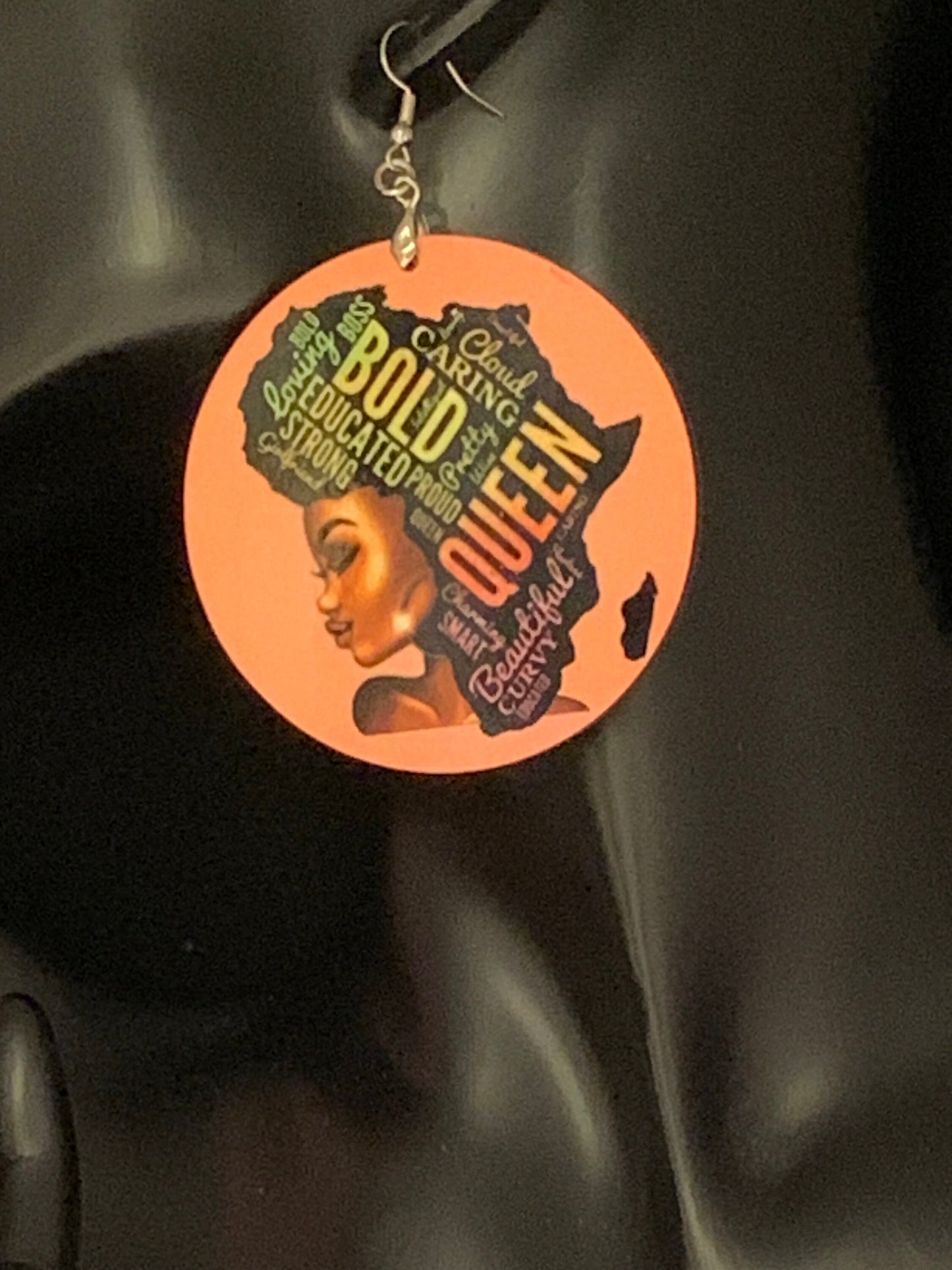 Woman Round Earrings