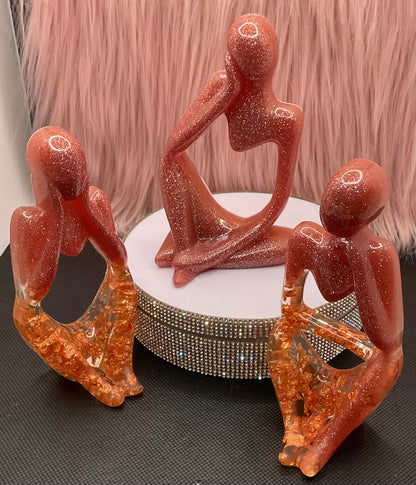 Thinkers/ Trinkets/Apple/Modern Art/Bookshelf/Resin Sculpture