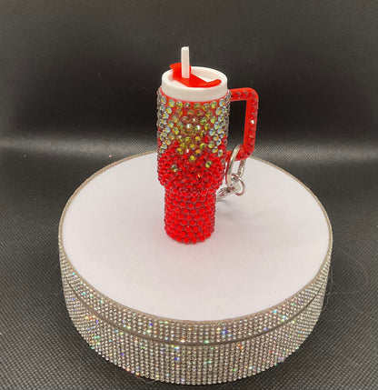 Blinged Tumbler Keychain