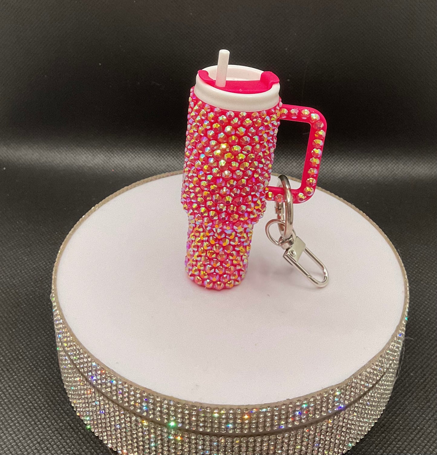 Blinged Tumbler Keychain