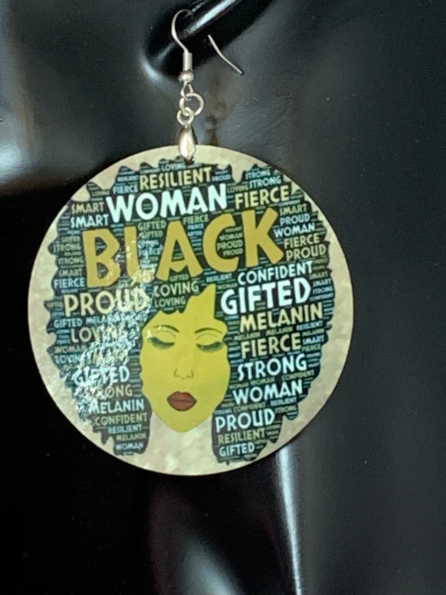 Woman Round Earrings