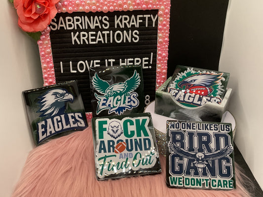 Team Coasters with Holder