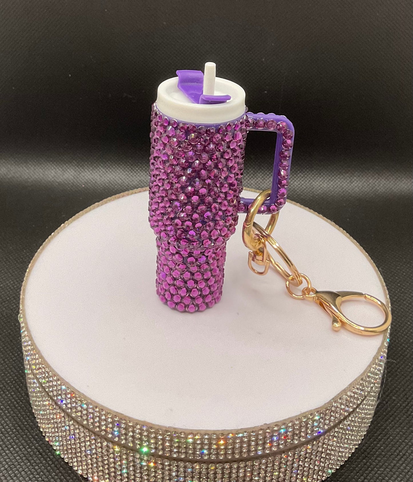 Blinged Tumbler Keychain