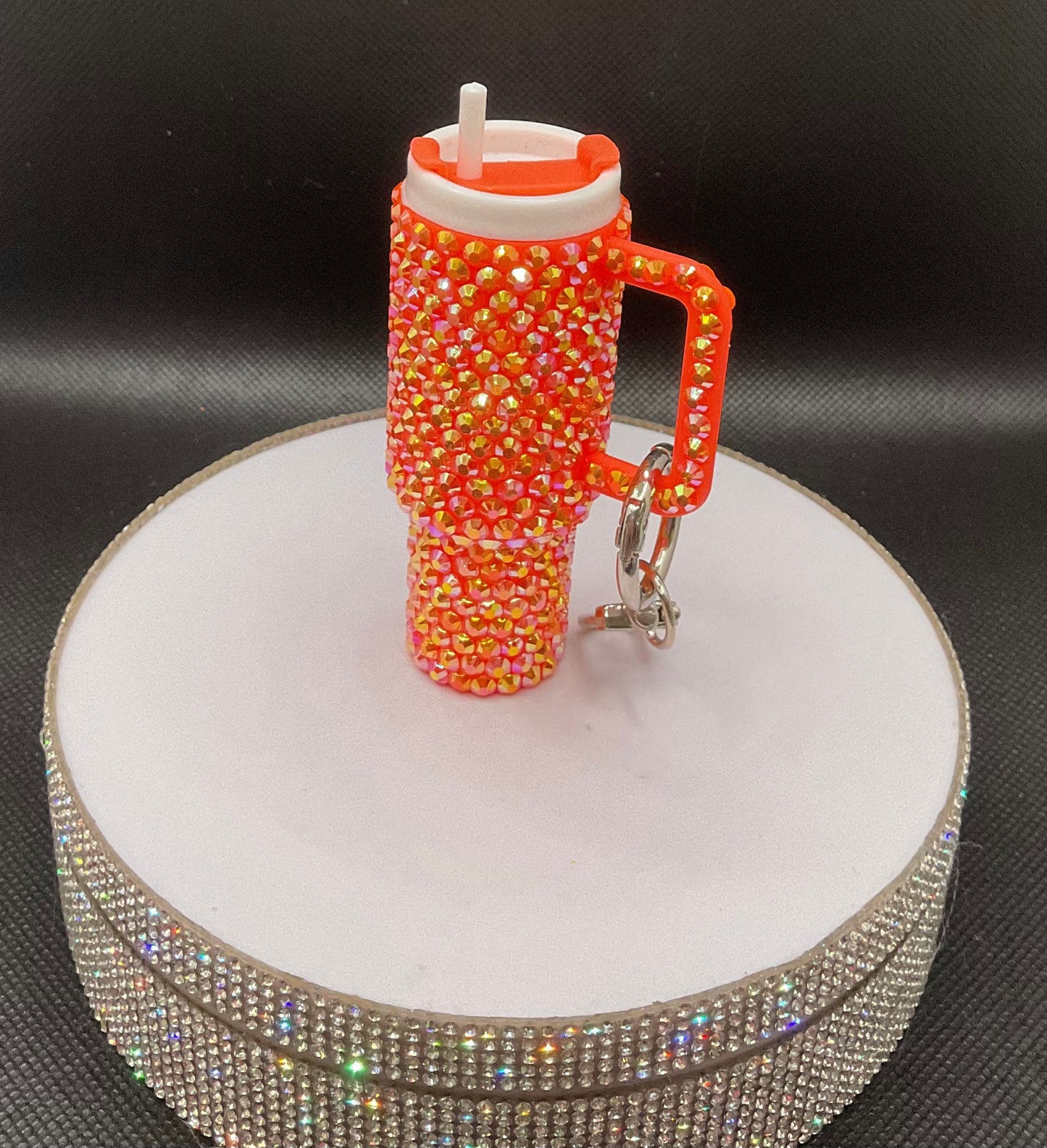 Blinged Tumbler Keychain