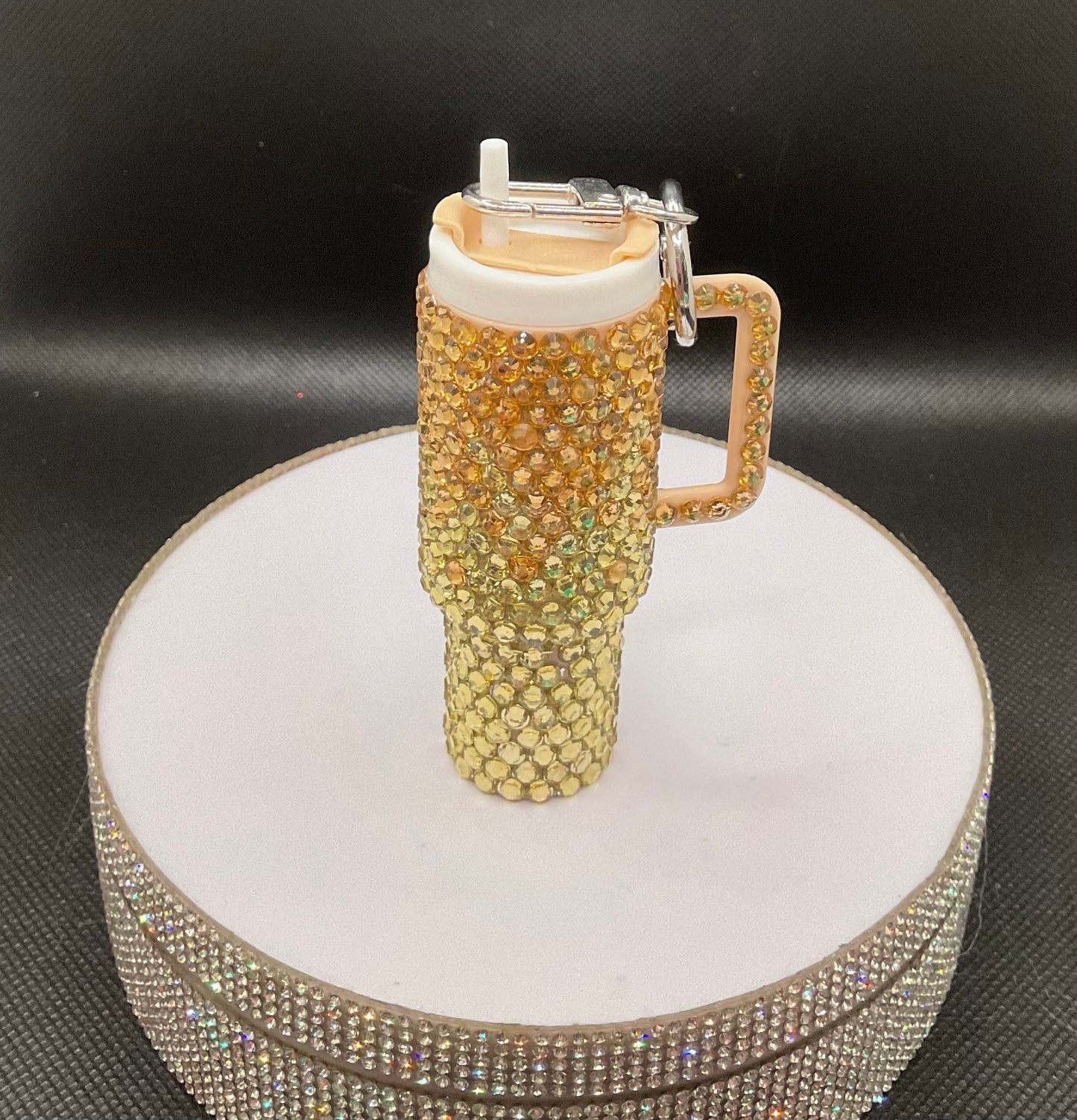 Blinged Tumbler Keychain