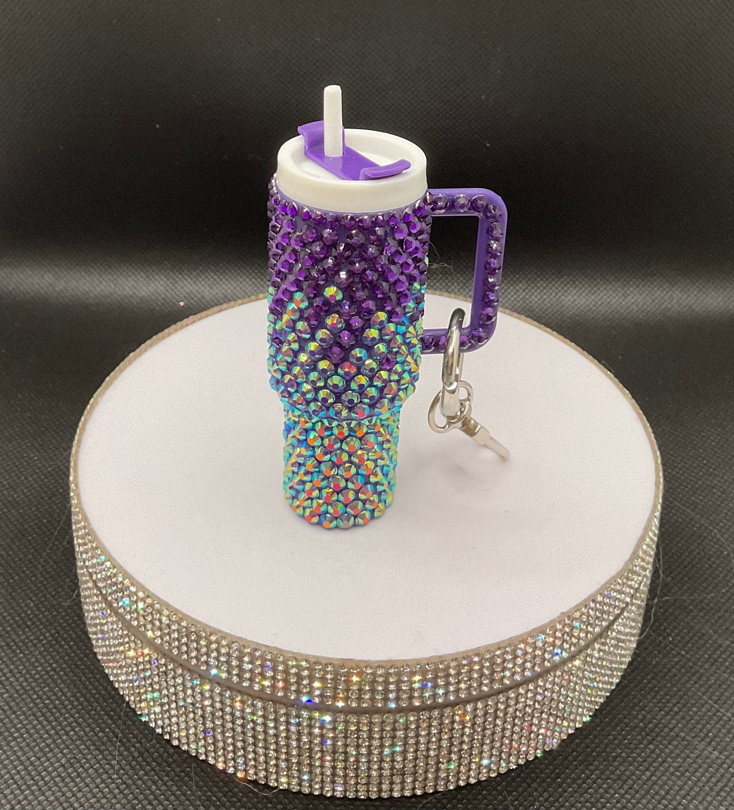 Blinged Tumbler Keychain