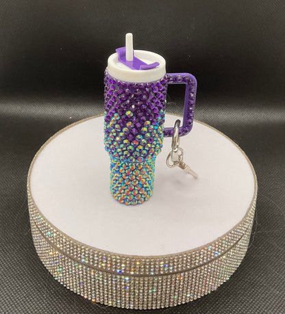 Blinged Tumbler Keychain