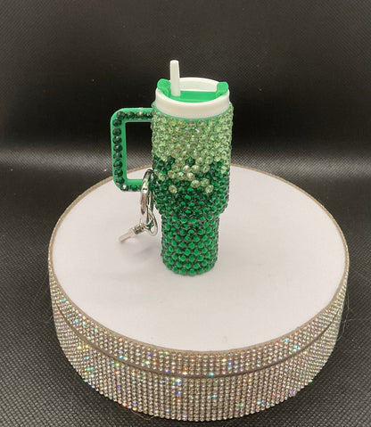 Blinged Tumbler Keychain