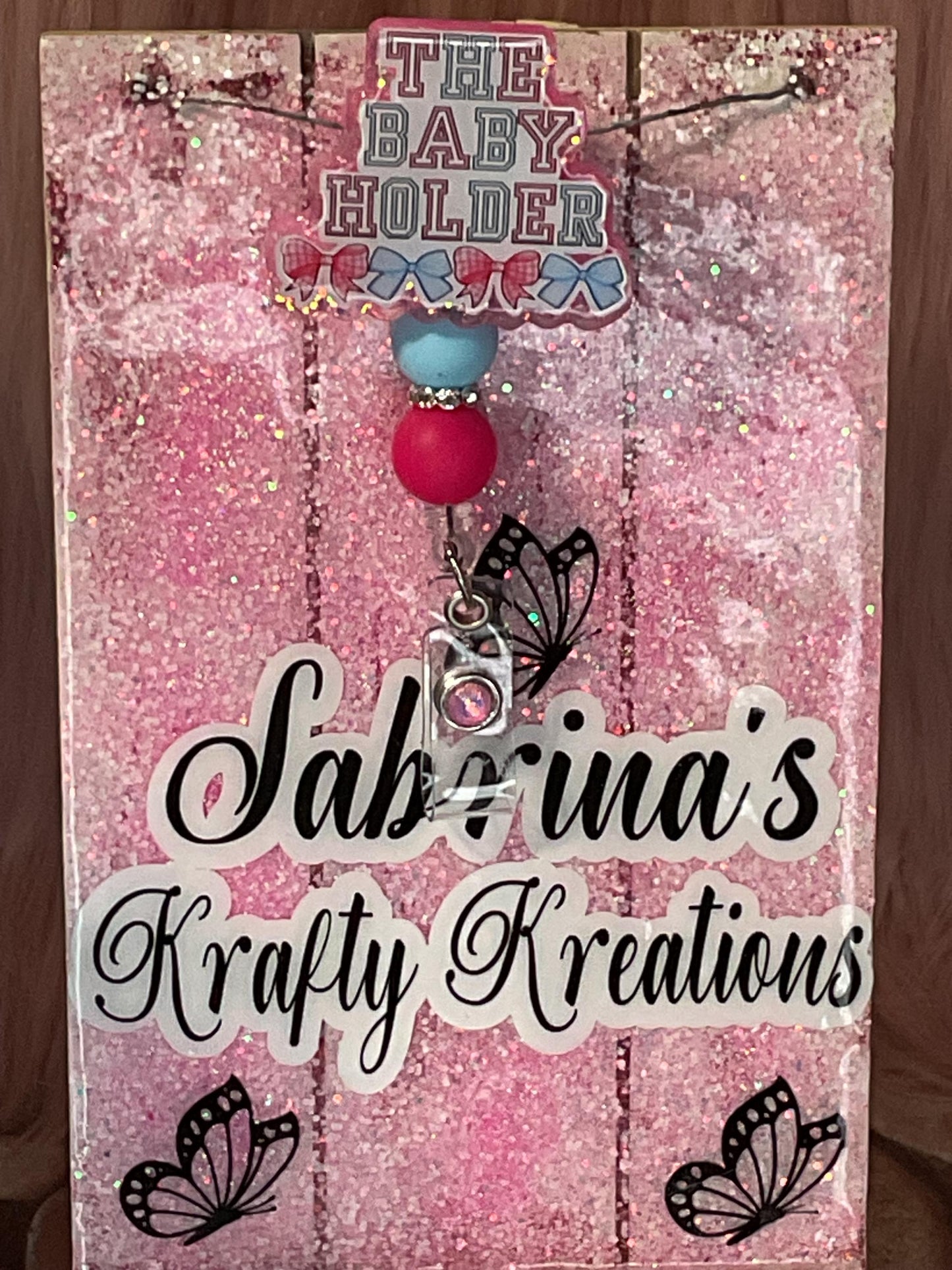 Badge Reel/Croquette Bow/ID Holder