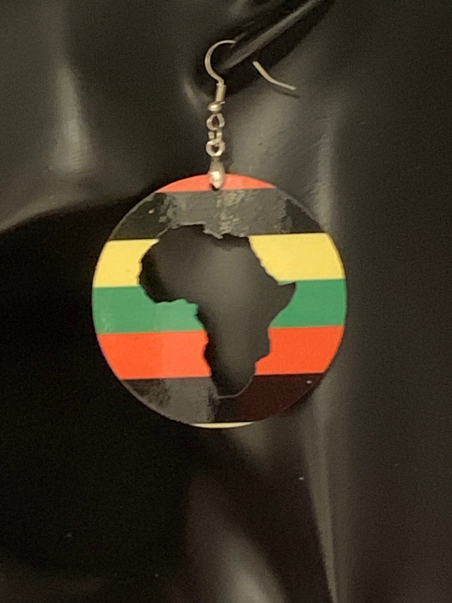 Africa Map Earrings