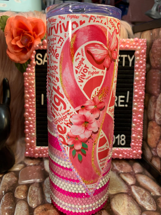 Breast Cancer/ Awareness/ Tumbler