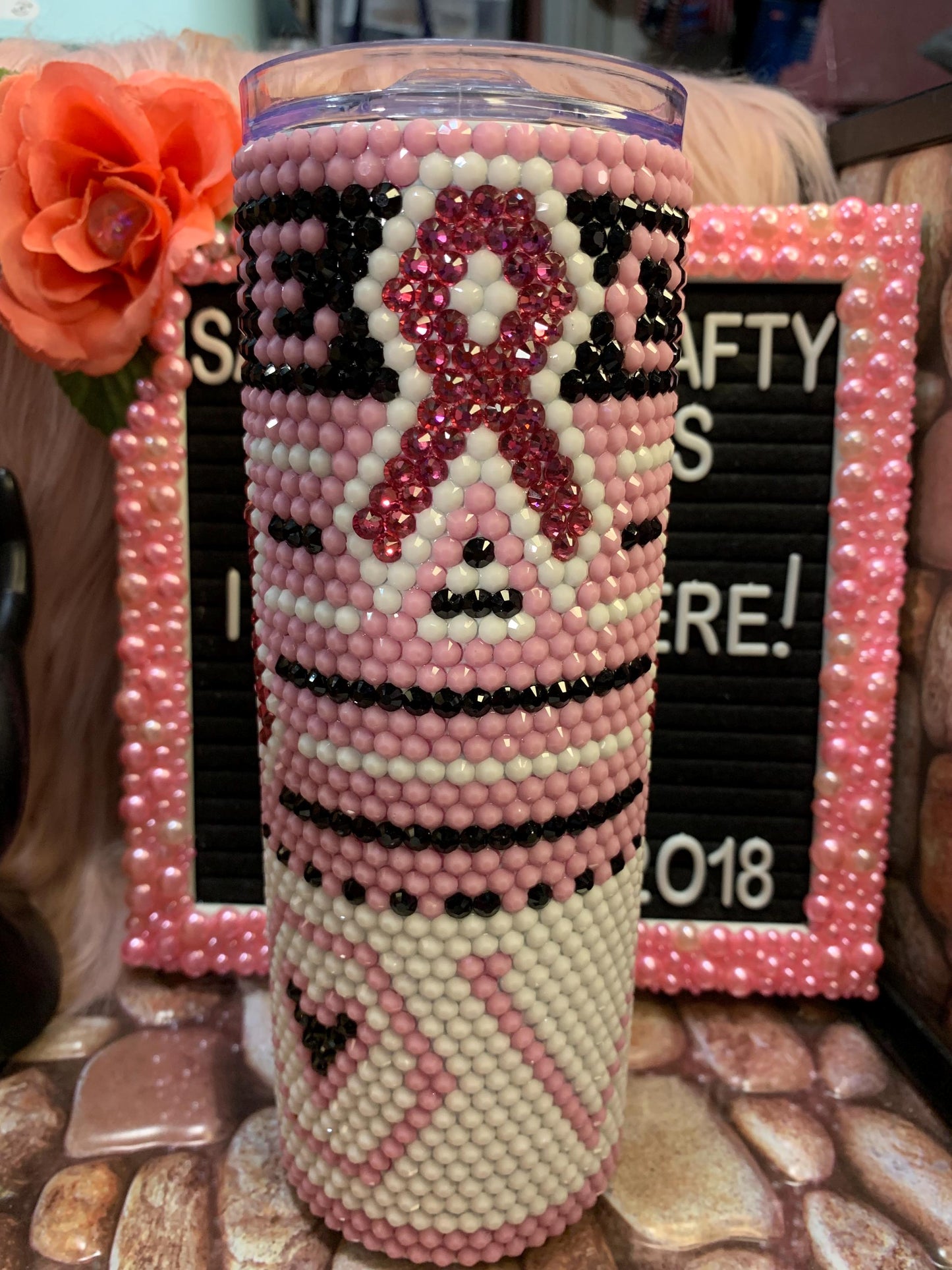 Breast Cancer/ Hope/Cure/Love/ Awareness/Tumbler