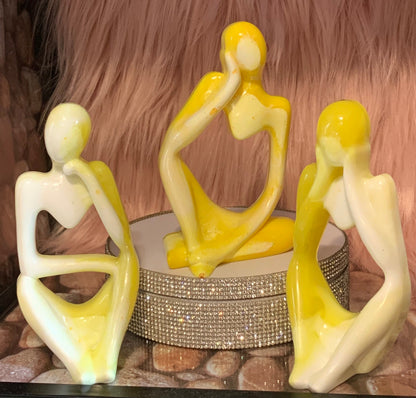 Thinkers/ Trinkets/Apple/Modern Art/Bookshelf/Resin Sculpture