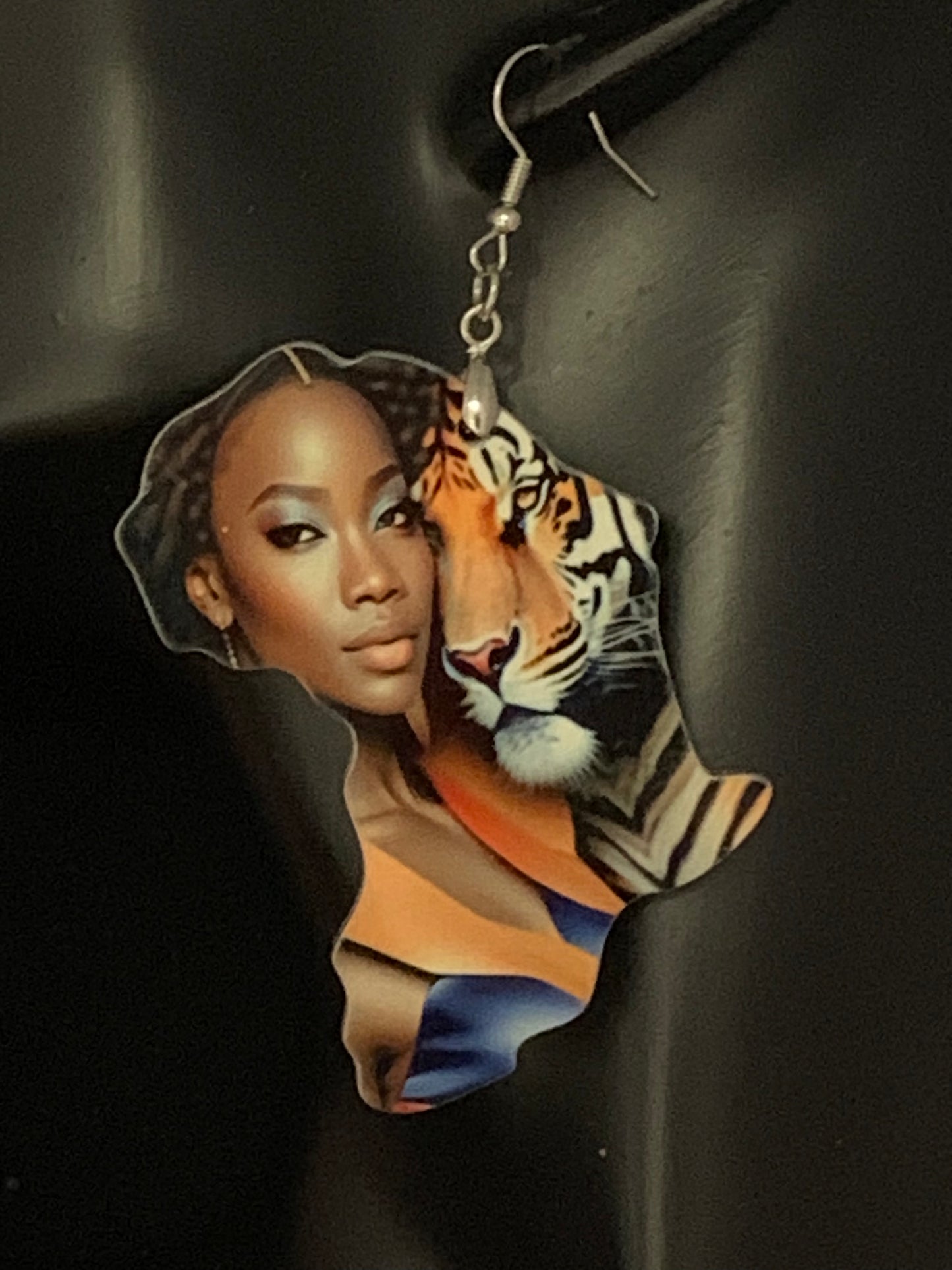 Africa/Earrings/Sublimation/Rectangle/Tear Drop/Round