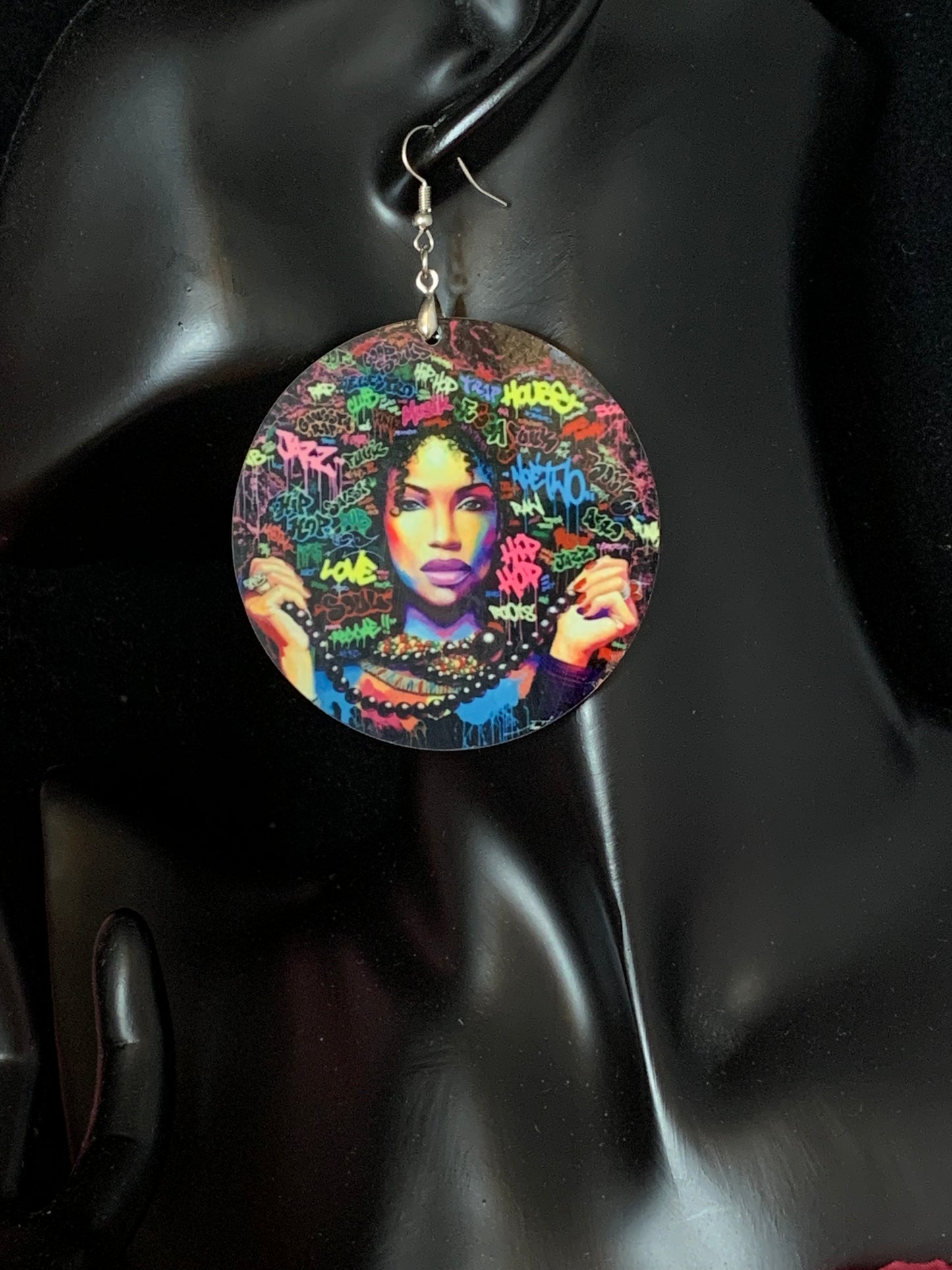 Africa/Earrings/Sublimation/Rectangle/Tear Drop/Round