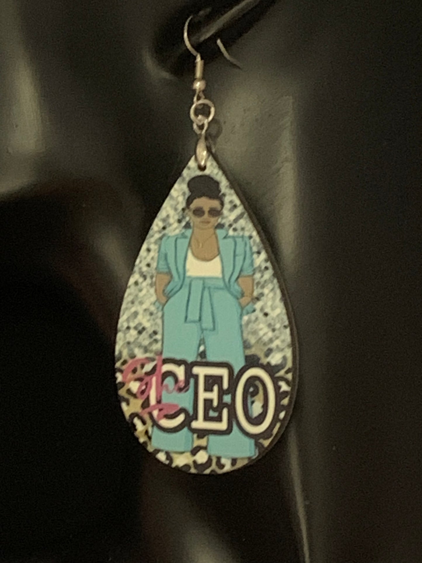 Africa/Earrings/Sublimation/Rectangle/Tear Drop/Round