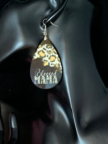 Africa/Earrings/Sublimation/Rectangle/Tear Drop/Round