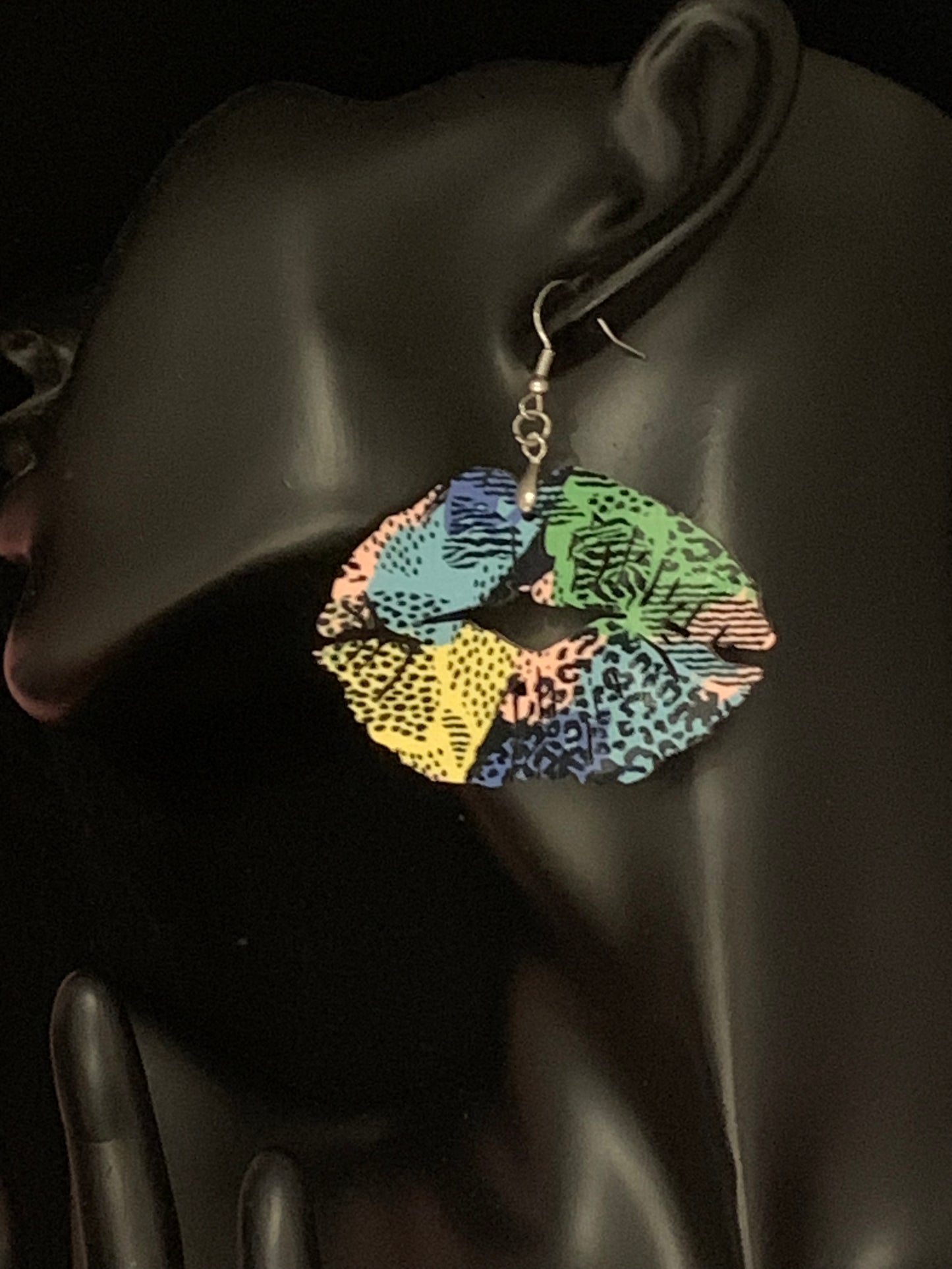 Africa/Earrings/Sublimation/Rectangle/Tear Drop/Round