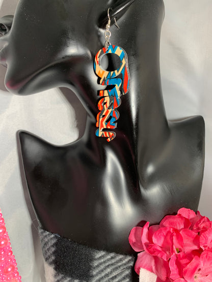 Africa/Earrings/Sublimation/Rectangle/Tear Drop/Round