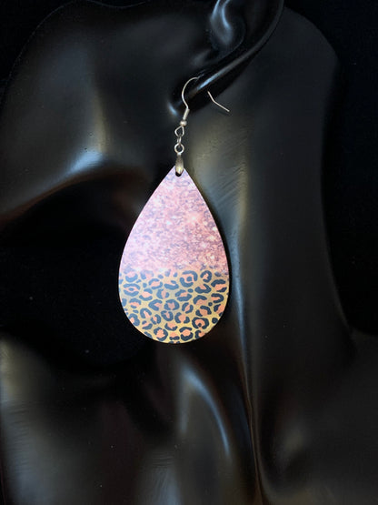 Africa/Earrings/Sublimation/Rectangle/Tear Drop/Round