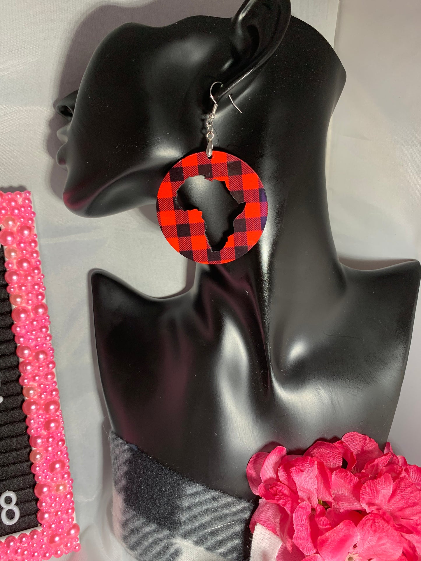 Africa/Earrings/Sublimation/Rectangle/Tear Drop/Round
