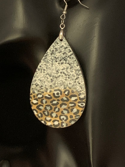Africa/Earrings/Sublimation/Rectangle/Tear Drop/Round
